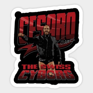 Cesaro Swiss Cyborg Sticker